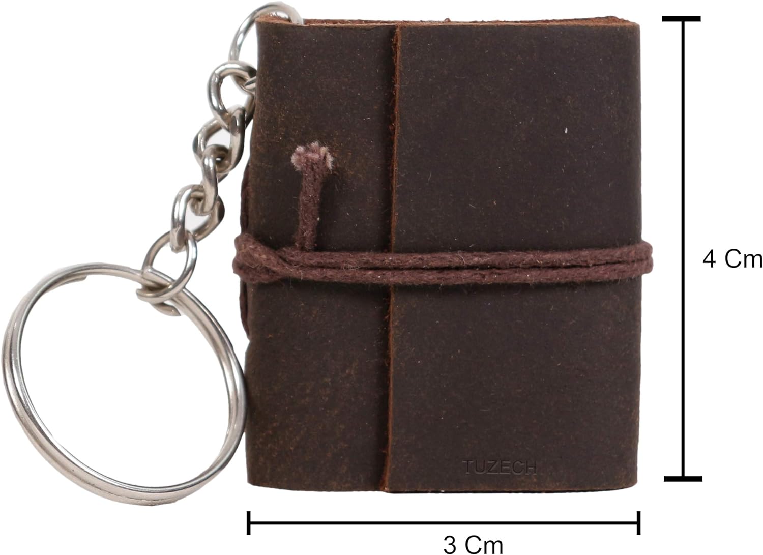TUZECH Handmade Leather Bound Book of Shadows Mini Leather Journal Notebook Blank Unlined Small Pocket Tiny Journal For Office Artist Architect Personal Notes Vintage Diary for Women and Men Set of 2