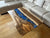 TUZECH Large Indoor Epoxy Dining Table Resin Coffee Table Living Room Table for 2, 4, 6, 8 River with Stones Epoxy Resin Epoxy Table Home Décor Patio Table Wall Art