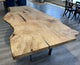 Natural Wood Dining Table Wooden Table Coffee Table Bar Counter End Table Side Table Home Décor Epoxy Table Top Conference Table Patio Table