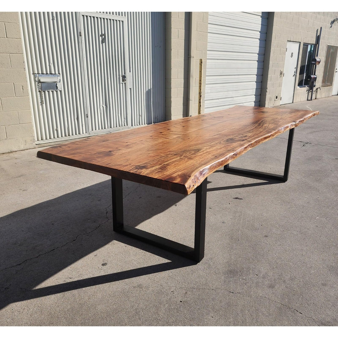 Industrial Natural Live Edge Dining Table Kitchen Table Conference Table Patio Table bar Counter Table Coffee Table Living Room Table Console Table End/Side Table