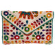 Embroidery Banjara Sling Bag Fold Over Multicoloure Clutch Purse With Beads Handle For Women And Girls Stylish & Trendy Look Gift Party Wedding Carry