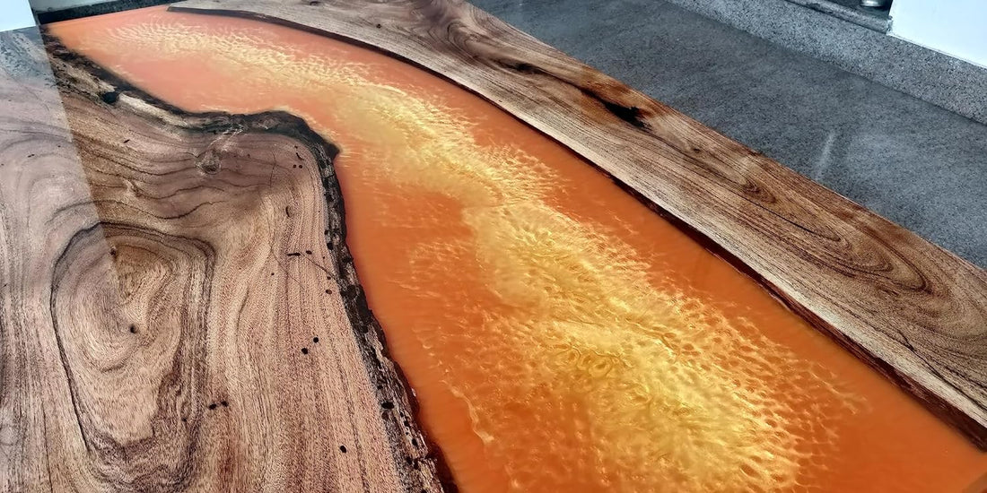 Customized Large Epoxy Table, Clear Resin Dining Table for 2, 4, 6, 8 Lava Look Table, Epoxy Coffee Table, Living Room Table, Home décor