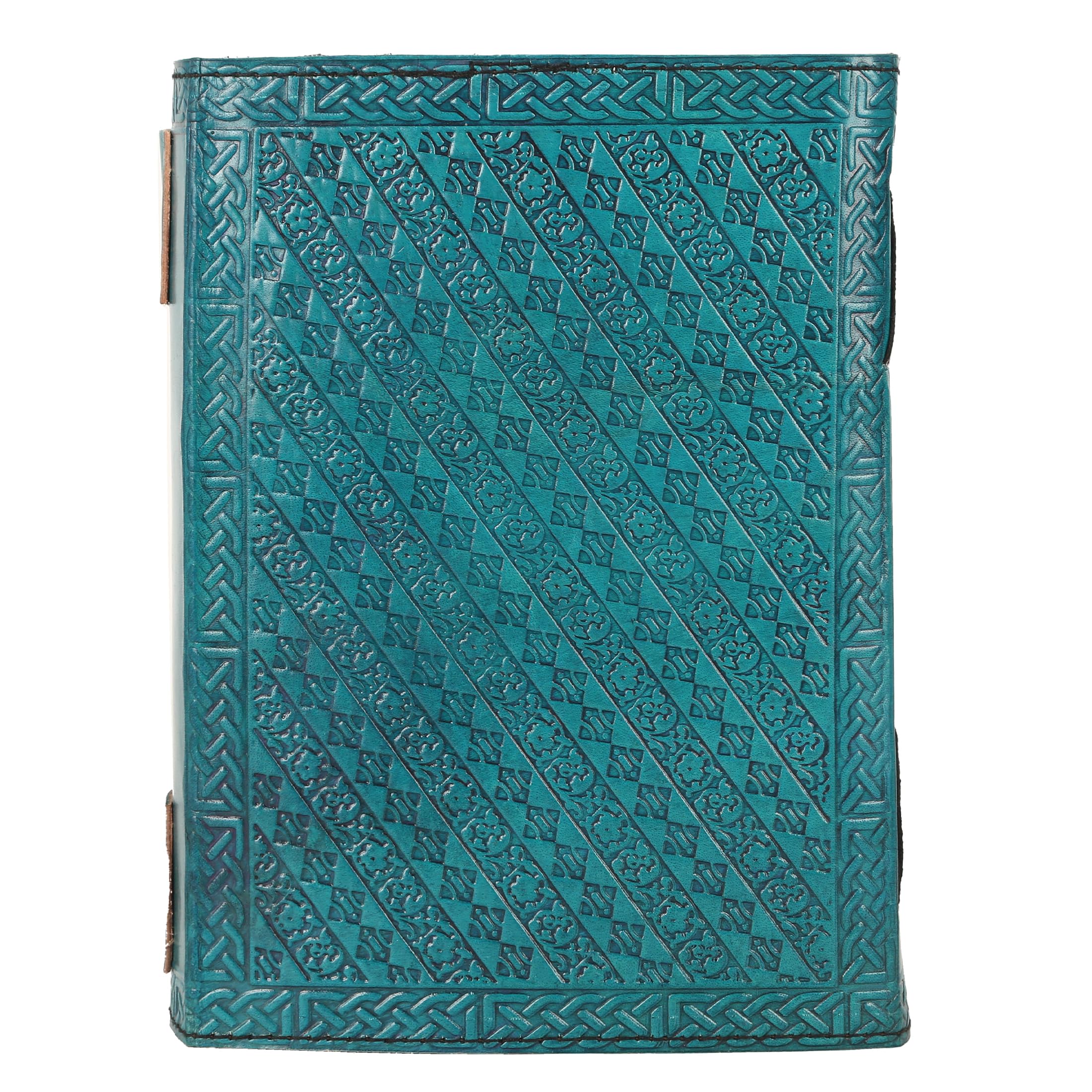 TUZECH 600 Pages Handmade Large Leather Journal Diary Embossed Tree of Life Book Of Shadows Hocus Pocus Notebook Writing Seven Chakra Grimoire Sketchbook 7 x 10 Leather Bound