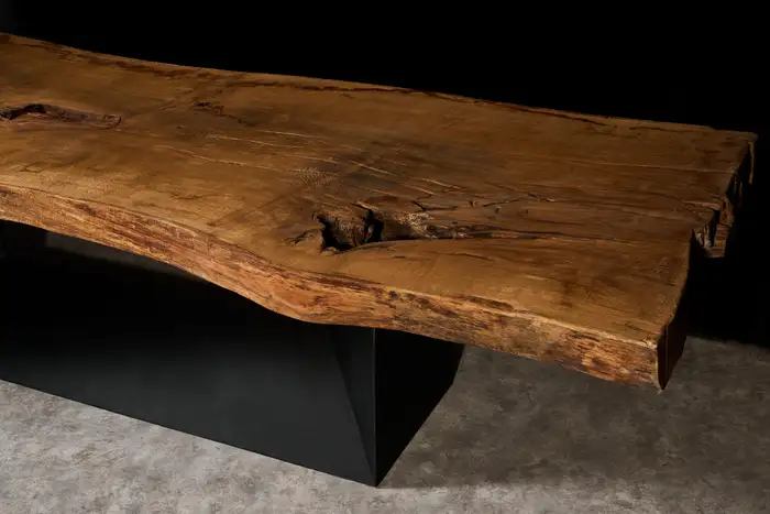 Large Indoor Acacia Wood Live Edge Table Epoxy Dining Table Coffee Table End Table Bar Counter Top Living Room Table Wall Art Wooden Table Home Décor