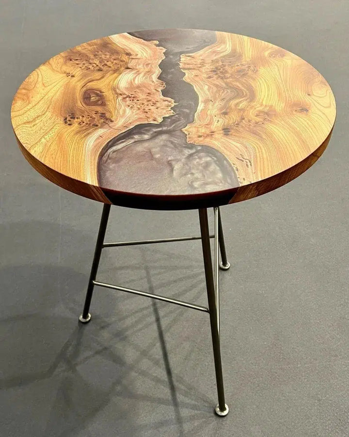 Personalized LARGE EPOXY TABLE, Resin Dining Table For 2 , 4 , 6, 8 River Dining Table Top, Wood Epoxy Coffee Table Top, Living Room Table Top-Tuzech store