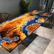 Personalized LARGE EPOXY TABLE, Resin Dining Table For 2 , 4 , 6, 8 River Dining Table Top, Wood Epoxy Coffee Table Top, Living Room Table-Tuzech store