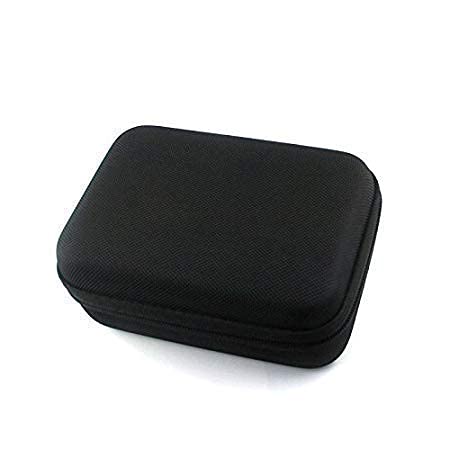 Tuzech Camera Case Water-Resistant Shockproof Storage Protective Medium Bag Box for Sports Action Camera 6x4 Inches (Black)