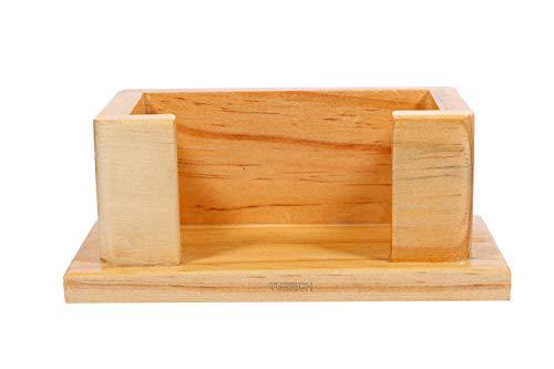 100% Pure Marble Natural Stone Coasters for Drinks with Wooden Holder Housewarming Suitable for Cup Glasses Prevent Furniture from Dirty Spills Water Ring, Scratches 4Inches Set of 6-Tuzech store