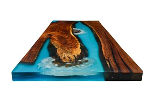 Customized Large Epoxy Table, Resin River Dining Table for 2, 4, 6, 8, Resin Living Room Table Epoxy Coffee Table Top, Bar Counter-Tuzech store
