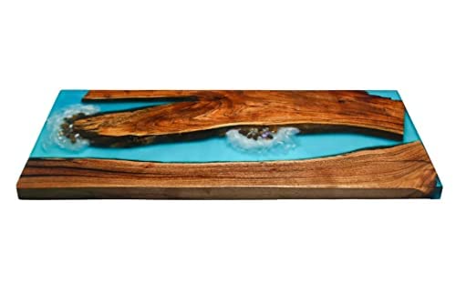 Customized Large Epoxy Table, Resin River Dining Table for 2, 4, 6, 8, Resin Living Room Table Epoxy Coffee Table Top, Bar Counter-Tuzech store