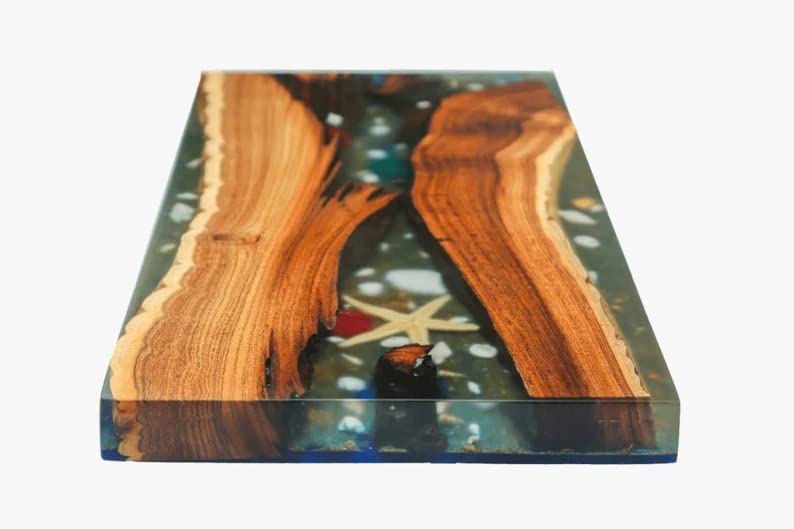 Customized Large Epoxy Table, Resin River Dining Table for 2, 4, 6, 8, Living Room Table Epoxy Coffee Table Top, Bar Counter-Tuzech store