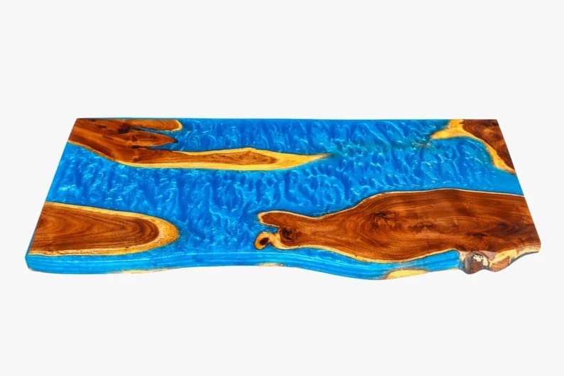 Customized Large Epoxy Table, Resin River Dining Table for 2, 4, 6, 8, Living Room Table Epoxy Coffee Table Top, Resin Bar Counter-Tuzech store