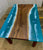 Customized Large Epoxy Table, Unique Ocean Beach Look, Resin Dining Table for 2, 4, 6, 8, Epoxy Coffee Table, Living Room Table, Home décor