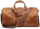 Sports Gym Airplane Luggage Carry-With Shoe Compartment - 22 Inch (Regular Tan Brown)-Tuzech store