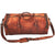 Overnight Weekend Vintage Handmade Brown Leather Travel Gym Sports Duffel Bag (28")-Tuzech store