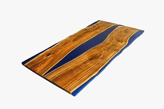 Customized Large Epoxy Table, Resin River Dining Table for 2, 4, 6, 8 Living Room Table Epoxy Coffee Table Top, Bar Counter-Tuzech store