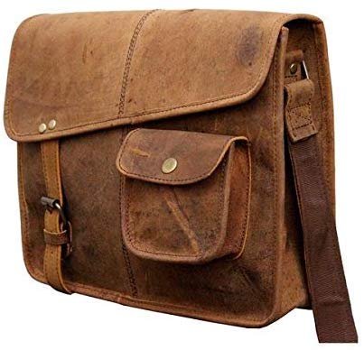 TUZECH Designer Buffalo Hunter Leather bag Laptop Messenger Bag Office Briefcase College Bag - Fits Laptop Upto 13.3 Inches-Tuzech store