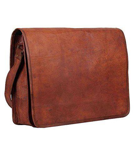 TUZECH Genuine Leather Bag Handmade Vintage Rustic Cross Body Messenger Courier Satchel Bag Gift Men Women Its Laptop-Tuzech store
