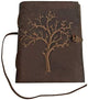 TUZECH Handmade Embossed Tree of Life - Writing Notebook Handmade Leather Bound Daily Notepad for Men and Women - Art Sketchbook, Best Gift for Travel Diary (7x5 Inches)-Tuzech store