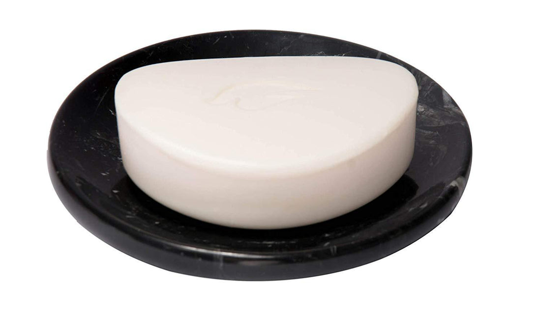 TUZECH Beige Marble Soap Dish - Polished and Shiny Marble Dish Holder – Beautifully Crafted Bathroom Accessory-Tuzech store
