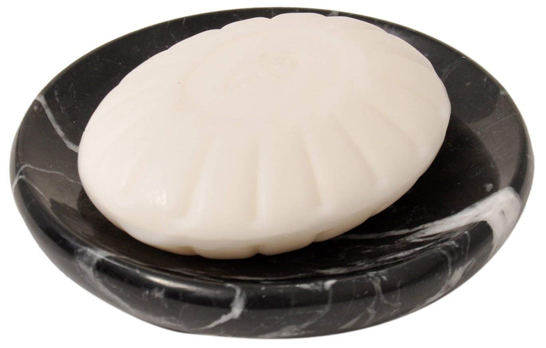 TUZECH Beige Marble Soap Dish - Polished and Shiny Marble Dish Holder – Beautifully Crafted Bathroom Accessory-Tuzech store