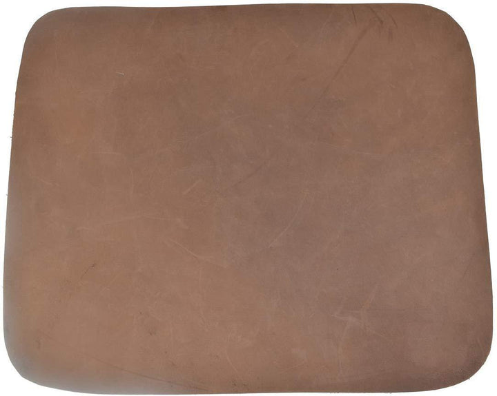 Thick Leather Durable Mouse Pad Office Essentials Handmade Leather Mouse Mice Pad Mat Smooth Surface (Brown)-Tuzech store