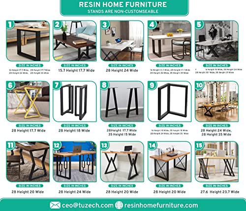 Customized Large Epoxy Table Resin River Dining Table for 2, 4, 6, 8 River epoxy Dining Table Epoxy Coffee Table Living Room Table Home décor Hexagon Wood Table