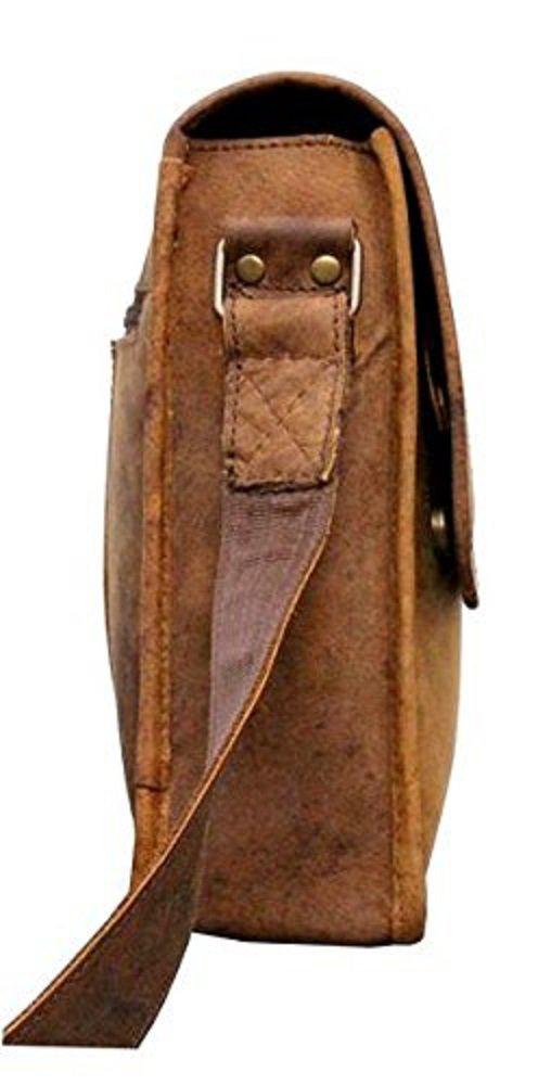 TUZECH 15 inche15s Buffalo Hunter Leather Bag Laptop Messenger/College Bag Men and Women (15 inches)-Tuzech store