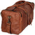 Overnight Weekend Vintage Handmade Brown Leather Travel Gym Sports Duffel Bag (28")-Tuzech store