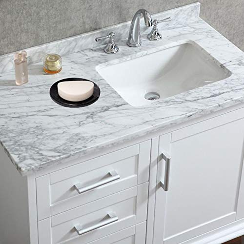 TUZECH Beige Marble Soap Dish - Polished and Shiny Marble Dish Holder – Beautifully Crafted Bathroom Accessory-Tuzech store