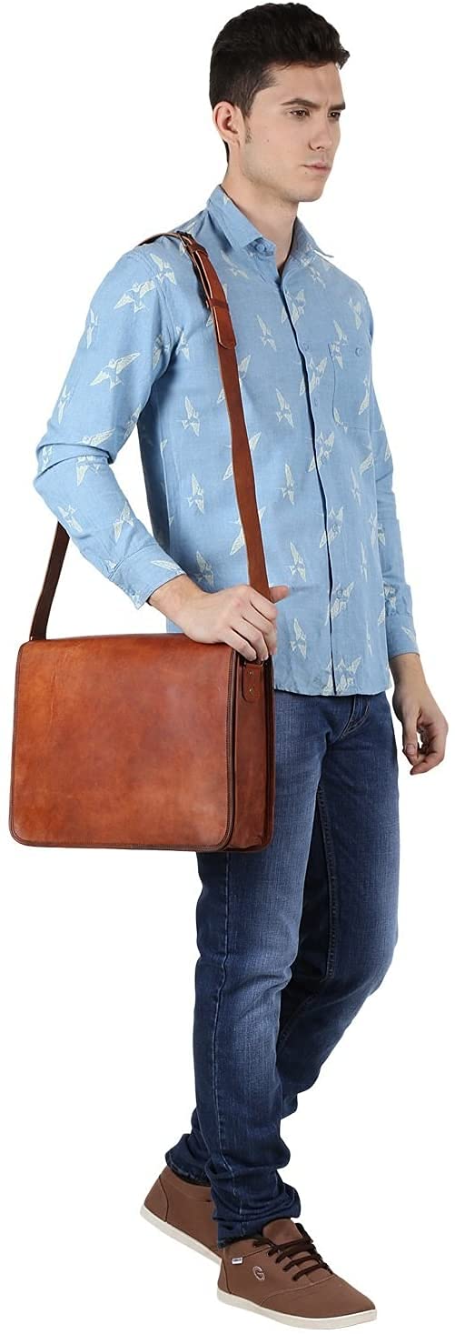 TUZECH Unisex Cross Shoulder Full Flap Messenger Bag (15 Inches)-Tuzech store