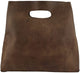 Tuzech Minimalist Handbag Handmade from Full Grain Leather and Sheepskin