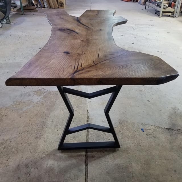 TUZECH Live Edge Unique Table Top Large Indoor Dining Table Resin Coffee Table Living Room Table Epoxy Table Top Resin Epoxy Table River Home Décor Bar Counter