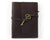 TUZECH Vintage Leather Handmade Paper Journal Diary with Stylish Key Antique Writing Notebook Functional Diary 7 Inches (Brown)-Tuzech store