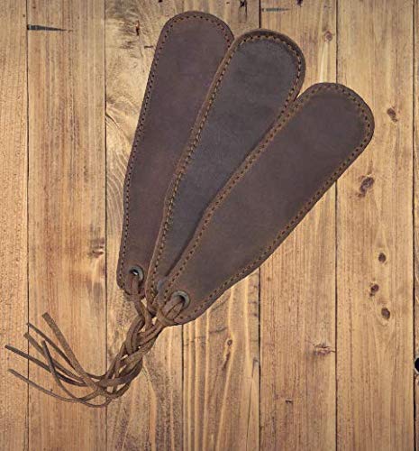 Tuzech Handmade Leather Bookmark, Page Marker for Book Lovers, Page Turners, Travel Readers, Literature Fans, Book Club Gifts - Brown Color (5.50x1.75 Inches)-Tuzech store