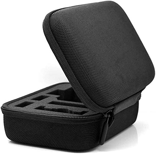 Tuzech Camera Case Water-Resistant Shockproof Storage Protective Medium Bag Box for Sports Action Camera 6x4 Inches (Black)
