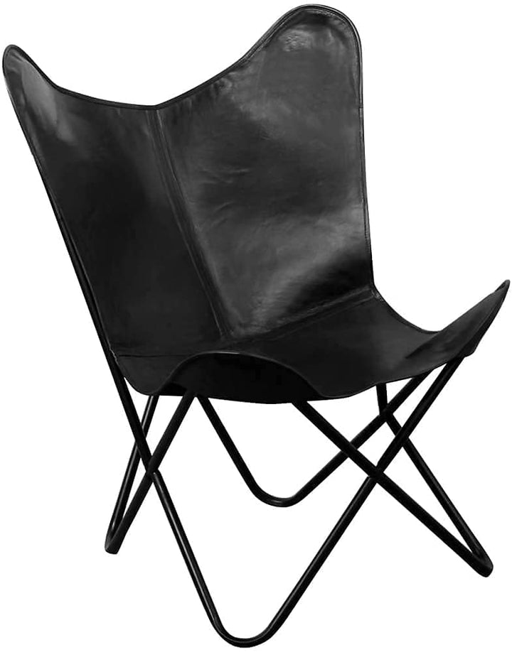 TUZECH Butterfly Chair Living Room Chairs-Vintage Butterfly Chair Leather Furniture Decor Chair Classic Handmade Chair-Tuzech store