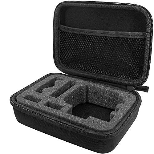 Tuzech Camera Case Water-Resistant Shockproof Storage Protective Medium Bag Box for Sports Action Camera 6x4 Inches (Black)