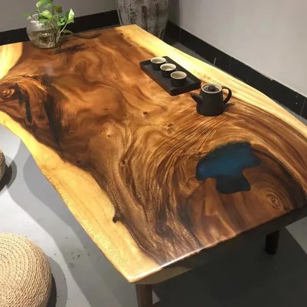 TUZECH Custom Made Live Egde Table Wooden Dinning Table Coffe Table Live Room Table Side/End Table Bar Counter Home Decor