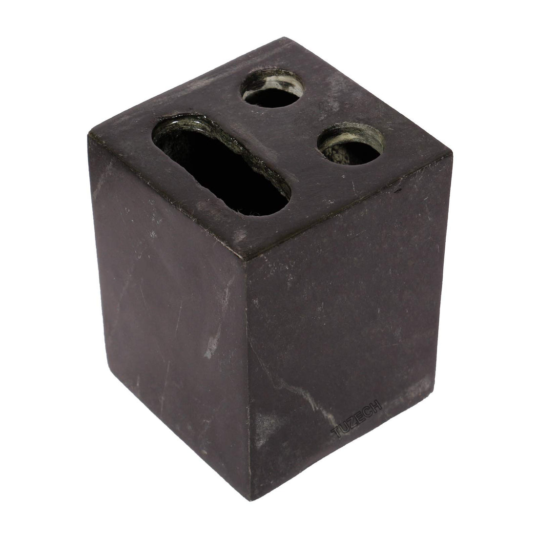 TUZECH Premium Luxury Bath Accessories Set of 4 in Natural Marble Stone |Soap Dispenser|Soap Dish |Toothbrush-Toothpaste Holder Shampoo/Lotion Dispenser Best for Gift-Tuzech store