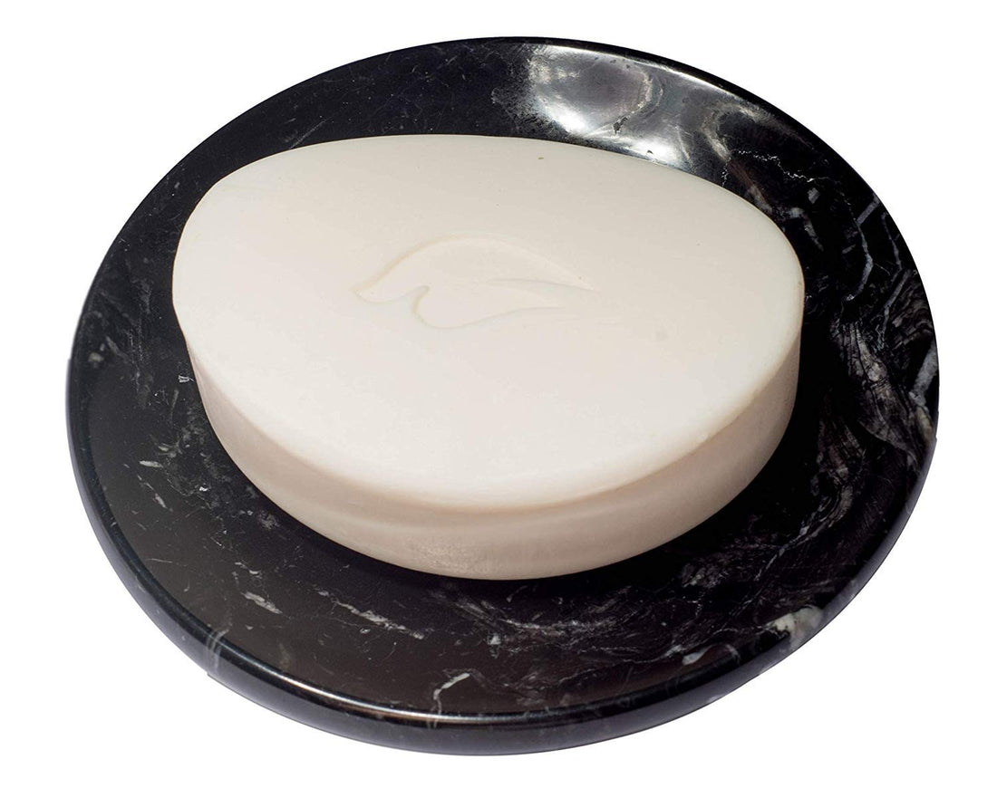 TUZECH Beige Marble Soap Dish - Polished and Shiny Marble Dish Holder – Beautifully Crafted Bathroom Accessory-Tuzech store