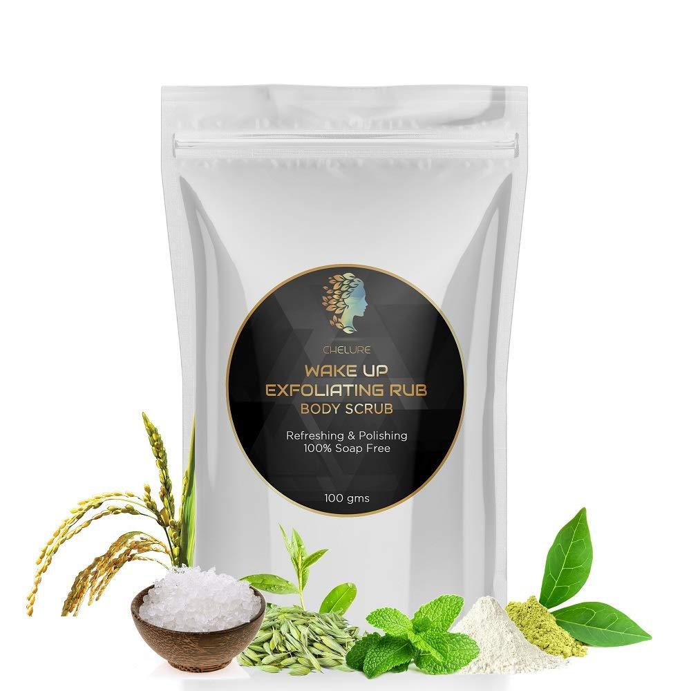 Chelure Wake Up Exfoliating Rub Body Scrub Refreshing & Polishing 100% Soap Free-Tuzech store
