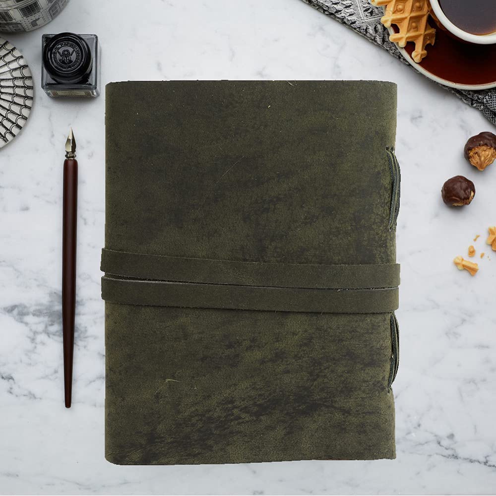 Vintage Journal Retro Travel Diary an Exclusive Handmade Paper Notebook with Key Leather Bound Book Of Shadows Hocus Pocus for Man and Women