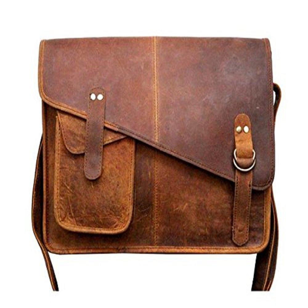 TUZECH 15 inche15s Buffalo Hunter Leather Bag Laptop Messenger/College Bag Men and Women (15 inches)-Tuzech store