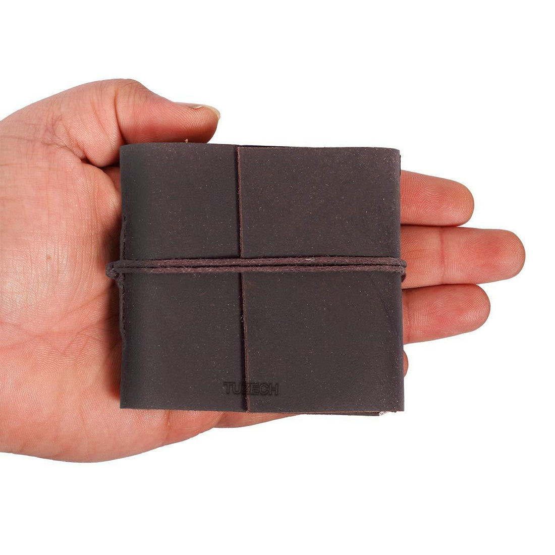 Tuzech Handmade Leather Set of 4 Mini Scrapbook Notebook Diary Blank Unlined Diary For Office||Artist|| Architect||Restaurants Vintage Journal for Men and Women-Tuzech store