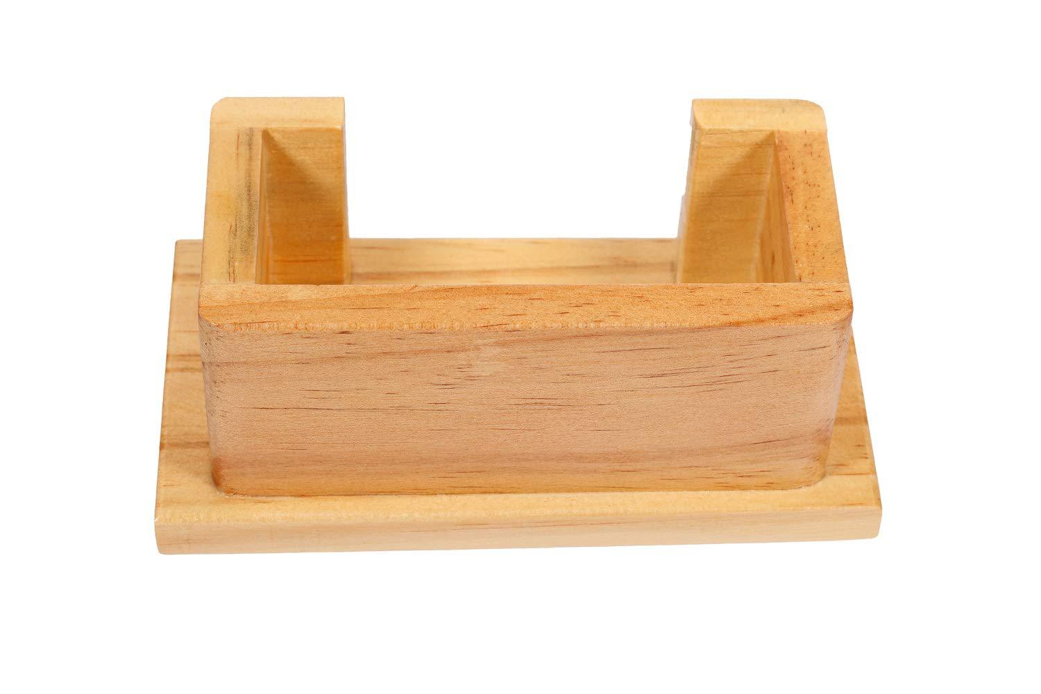 100% Pure Marble Natural Stone Coasters for Drinks with Wooden Holder Housewarming Suitable for Cup Glasses Prevent Furniture from Dirty Spills Water Ring, Scratches 4Inches Set of 6-Tuzech store