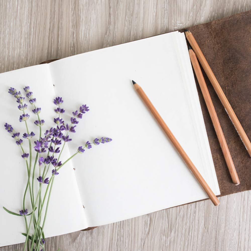 TUZECH Classic Vintage Genuine Handmade Leather Soft Journal Well Crafted Diary with Leather Bound Strip (7X5 Inches)-Tuzech store