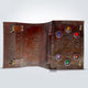 TUZECH Avengers embossed 10 inches Handmade Leather Journal With Stones / Art Sketchbook & Travel diary with Vintage lock Latch 7 x 10 Inch-Tuzech store