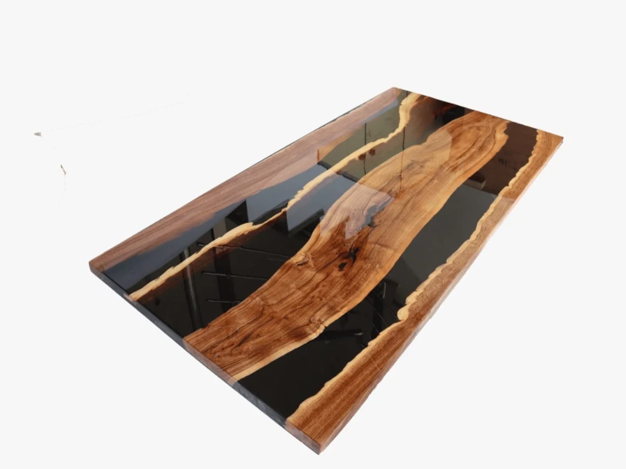 Customized Large Epoxy Table, Resin River Dining Table for 2, 4, 6, 8 Flexible and Customized, Living Room Table, Home décor-Tuzech store