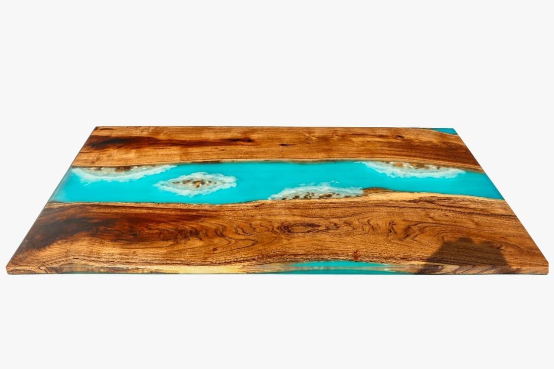 Customized Large Epoxy Table, Resin River Dining Table for 2, 4, 6, 8, Resin Living Room Table Epoxy Coffee Table Top, Bar Counter-Tuzech store